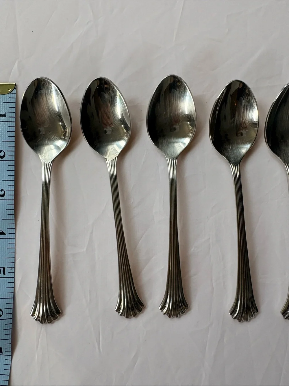 8 Vintage Wallace Spoons Discontinues Patter Tiara